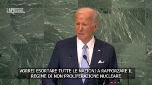 Onu, Biden: “Guerra nucleare non può essere vinta”