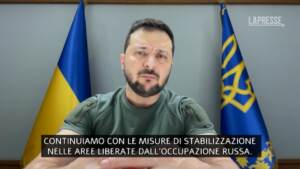 Ucraina, Zelensky: “Grazie a Paesi alleati per condanna referendum russi”