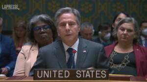 Ucraina, Blinken: “Putin dimostra mancanza di rispetto per la Carta Onu”