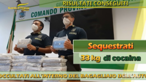 Palermo: 33 chili di cocaina nascosti in auto, un arresto