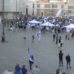 Elezioni, centrodestra chiude in una piazza del Popolo mezza vuota