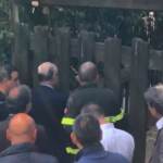 Globe Theatre, il sopralluogo di Gualtieri dopo il crollo