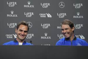 Tennis: Federer achève sa carrière sur une défaite en double avec Nadal à la Laver Cup