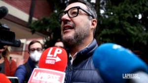 Elezioni, Salvini vota a Milano: “La Lega sul podio”