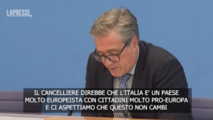 Elezioni, portavoce Scholz: “Ci aspettiamo che Italia resti europeista”