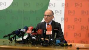 Elezioni, Letta: “Tutto è cambiato con la guerra”