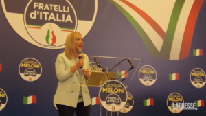 Elezioni, Meloni: “Da italiani indicazione chiara per Governo a guida FdI”