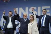 Matteo Salvini,Silvio Berlusconi,Giorgia Meloni,Maurizio Lupi