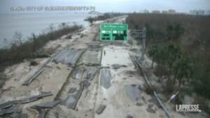 Florida, uragano Ian distrugge anche l’autostrada