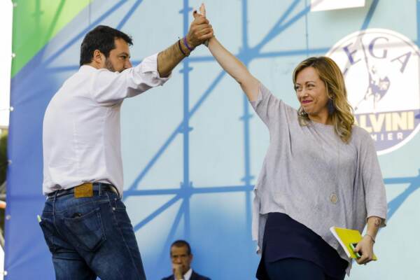 Giorgia Meloni,Matteo Salvini