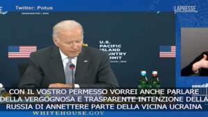 Ucraina, Biden: “Non riconosceremo mai le pretese russe sul territorio ucraino”