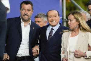 Matteo Salvini,Silvio Berlusconi,Giorgia Meloni