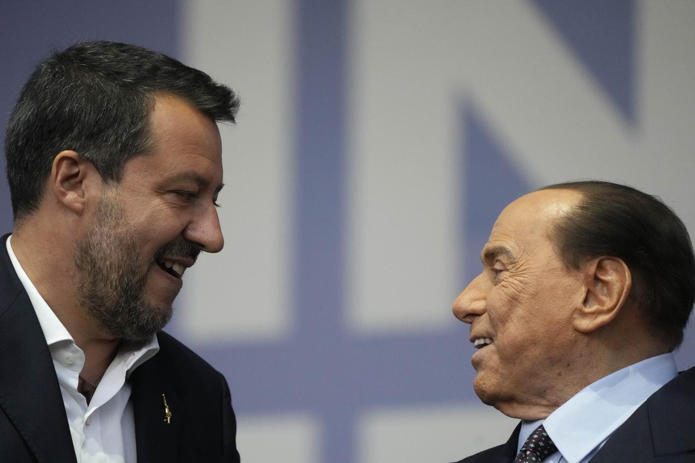 Berlusconi, Salvini sconvolto: “Perdiamo un grande italiano”