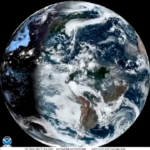 Florida, l’uragano Ian visto dallo spazio