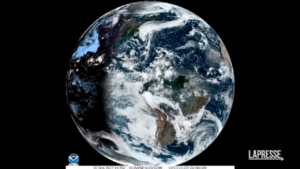 Florida, l’uragano Ian visto dallo spazio