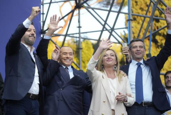 Matteo Salvini,Silvio Berlusconi,Giorgia Meloni,Maurizio Lupi
