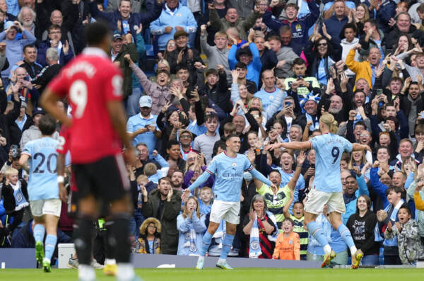 Premier League, City travolge United: 6-3 nel derby di Manchester