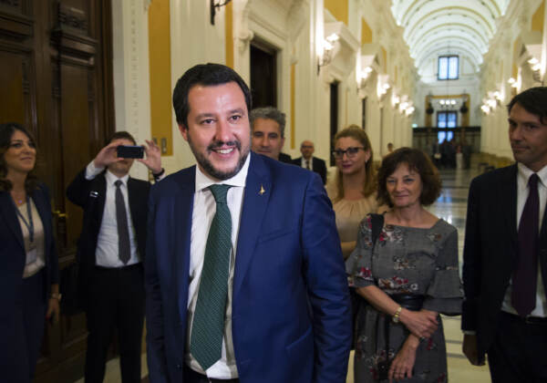 Matteo Salvini si insedia al Viminale