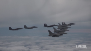 Corea del Sud, esercitazioni aeree congiunte con Usa dopo lancio di Pyongyang