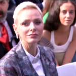 Paris Fashion Week, Charlene di Monaco alla sfilata di Louis Vittuon
