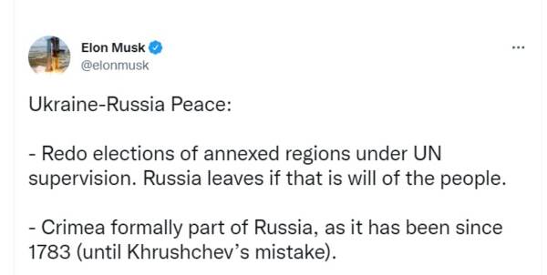 Elon Musk shamed by Zelensky for Plan To End War by Rewarding Russia