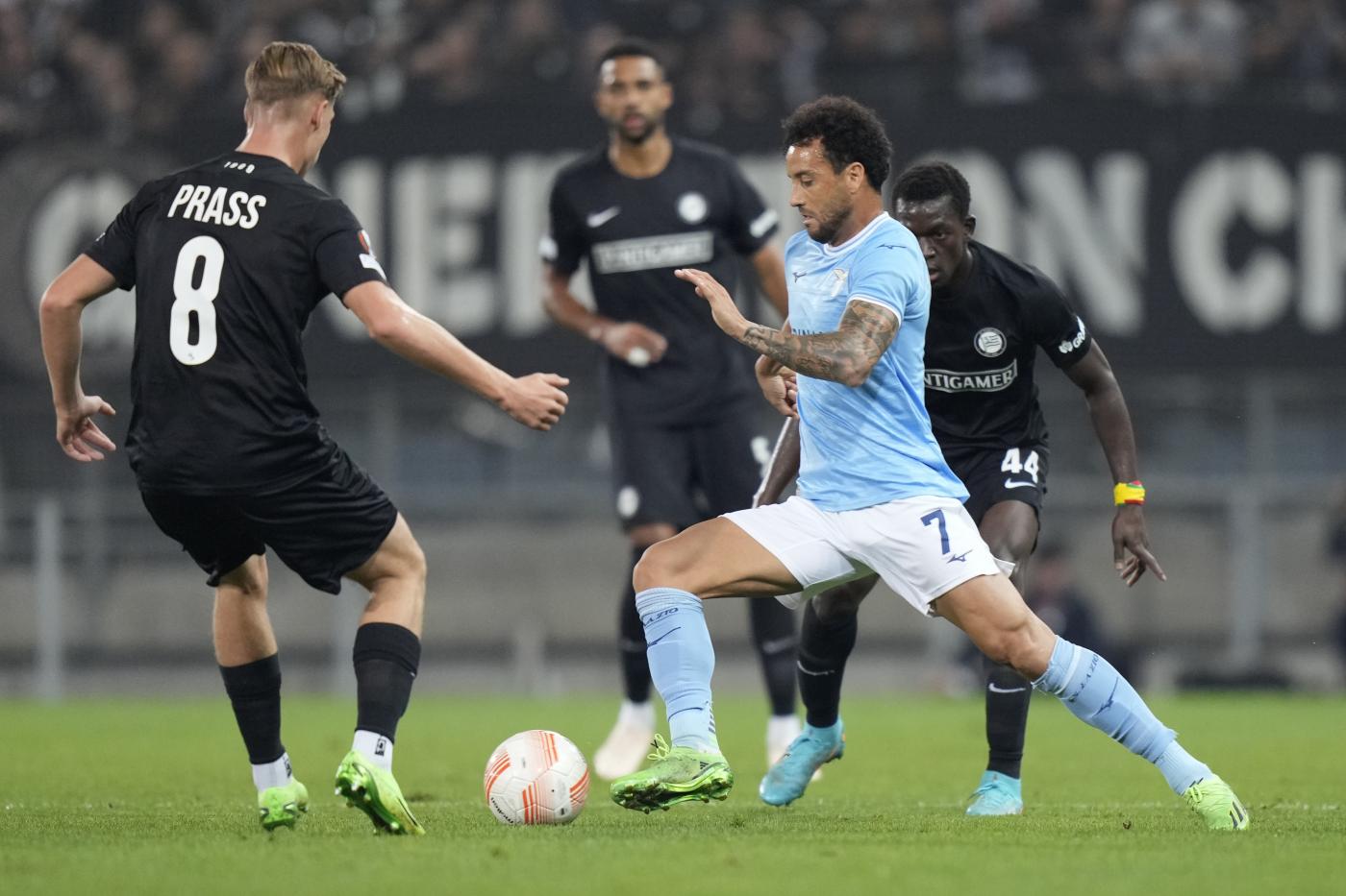 Europa League, Lazio ferma sullo 0-0 alla Merkur-Arena Europa League, Lazio ferma sullo 0-0 alla Merkur-Arena