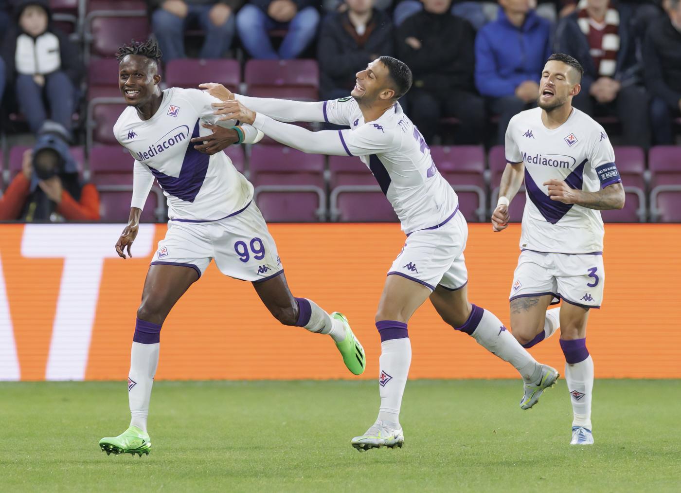 Hearts-Fiorentina, i viola vincono 3-0