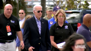Florida, Biden incontra popolazioni colpite da uragano