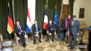 Praga, incontro Macron-Schulz-Rutte a margine del summit