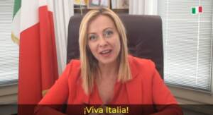 Meloni a Vox: “Non siamo mostri, viva l’Europa dei patrioti”