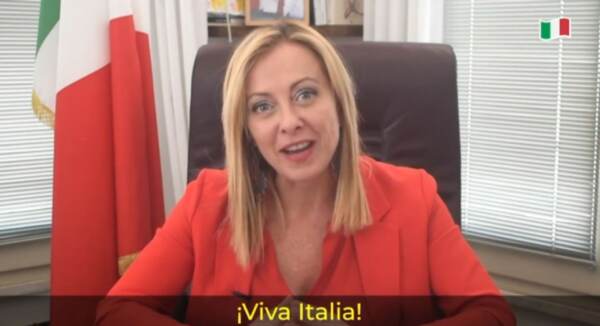Meloni a Vox: “Non siamo mostri, viva l’Europa dei patrioti”