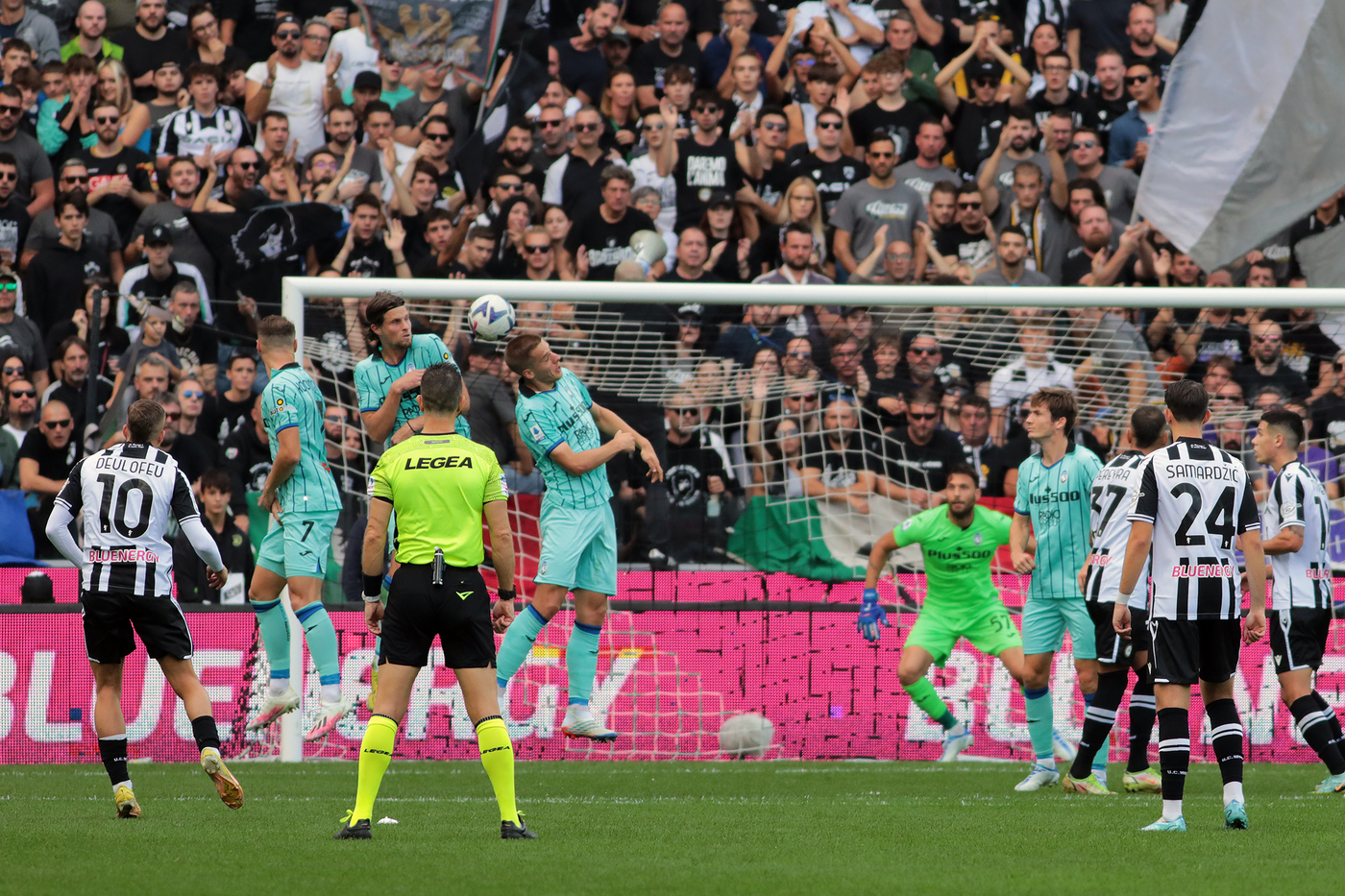 Udinese-Atalanta 2-2, pari con gol e spettacolo