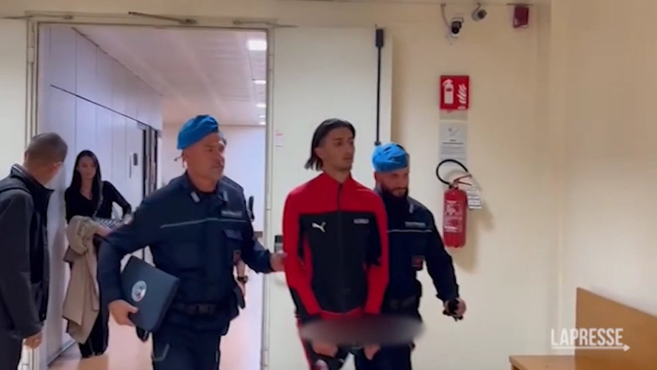 Milano, il trapper Baby Gang davanti al gip LaPresse