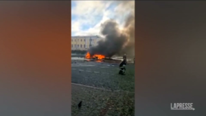 Ucraina, raid russo su Kiev: il video pubblicato da Zelensky