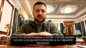 Ucraina, Zelensky: “I negoziati? Lo Stato terrorista non vuole la pace”