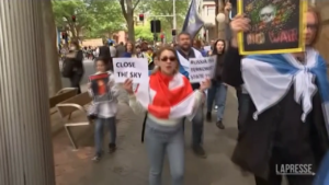Ucraina, a Sydney in piazza per condannare gli attacchi russi