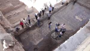 Siria, mosaico di epoca romana rinvenuto nell’ex ‘roccaforte dei ribelli’
