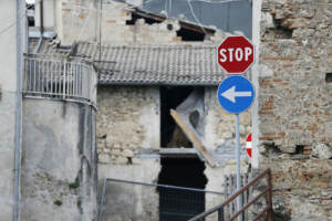 Coppito, frazione de L'Aquila, a dieci anni dal terremoto del 2009