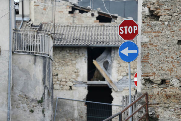 Coppito, frazione de L'Aquila, a dieci anni dal terremoto del 2009