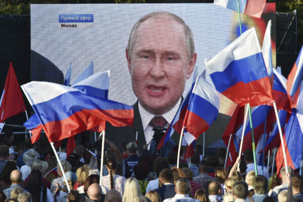 Gas, Putin: “No forniture a chi mette price cap”