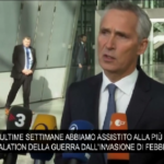 Ucraina, Stoltenberg: “Priorità è difesa aerea per Kiev”