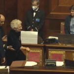 Senato, standing ovation in Aula per Liliana Segre