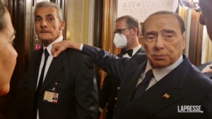 Senato, Berlusconi: “No emozionato, preoccupato per paese”
