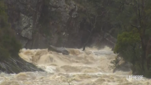 Australia, bad weather and flooding in the southeast of the country