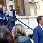 Governo, Meloni e Salvini a colloquio in cortile Camera