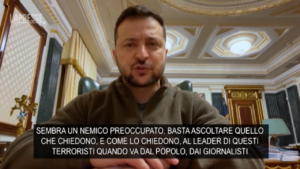 Ucraina, Zelensky: “Russia vive un clima di disperazione e sconfitta”