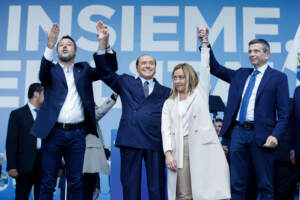 Elezioni, chiusura campagna elettorale del centrodestra