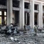 Ucraina, forze di Kiev bombardano edificio del governo di Donetsk