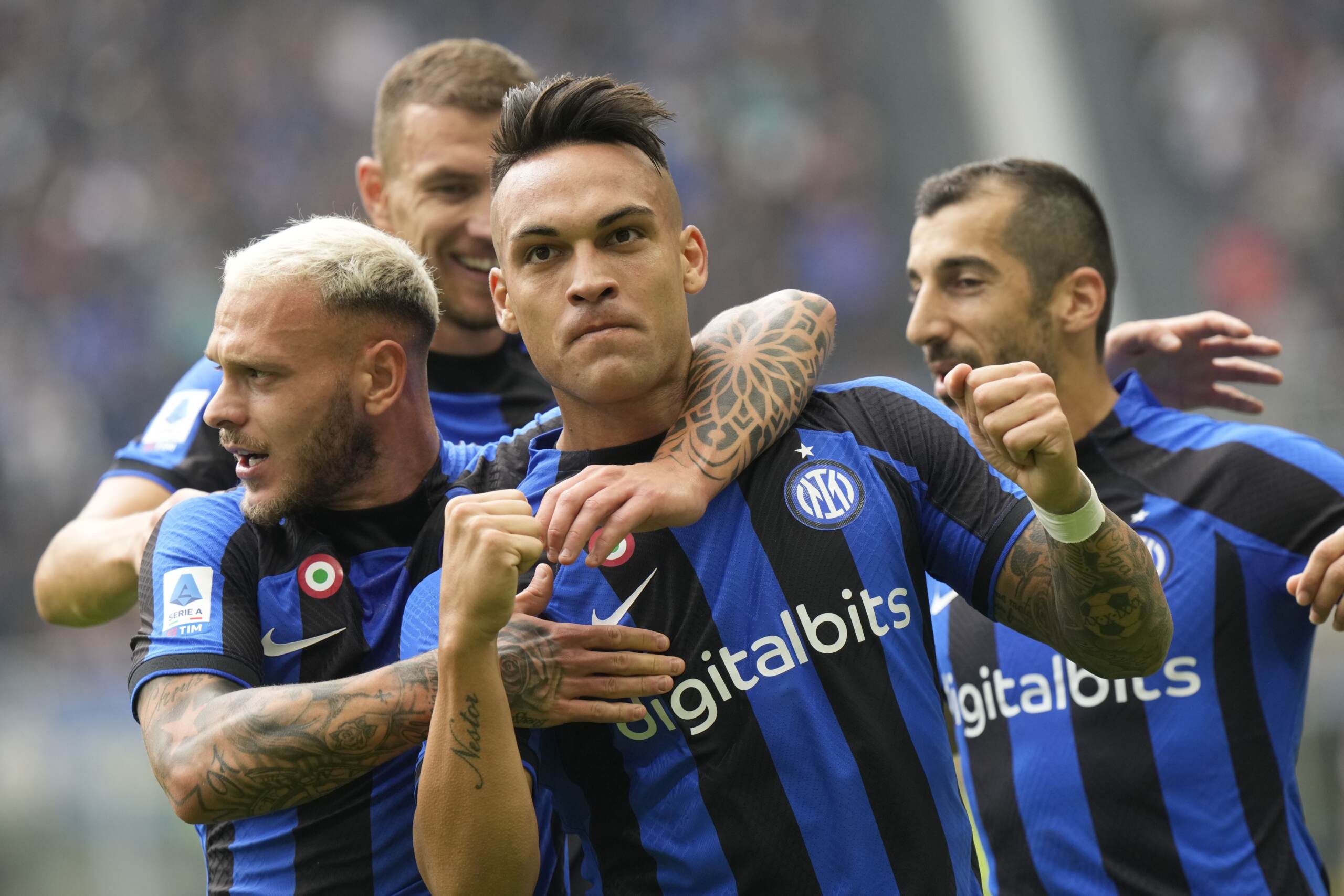 Inter-Salernitana 2-0, in gol Lautaro e Barella