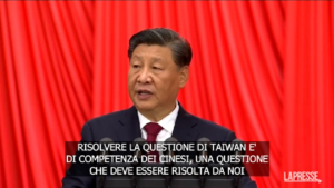 Taiwan, Xi: “Riunificazione sarà raggiunta e uso della forza non escluso”